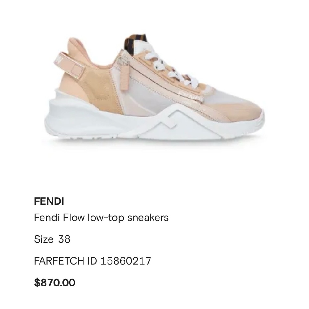 Fendi Flow Low-Top Sneakers